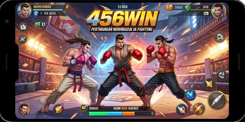 Tampilan mendebarkan dari gameplay Fighting di 456WIN.