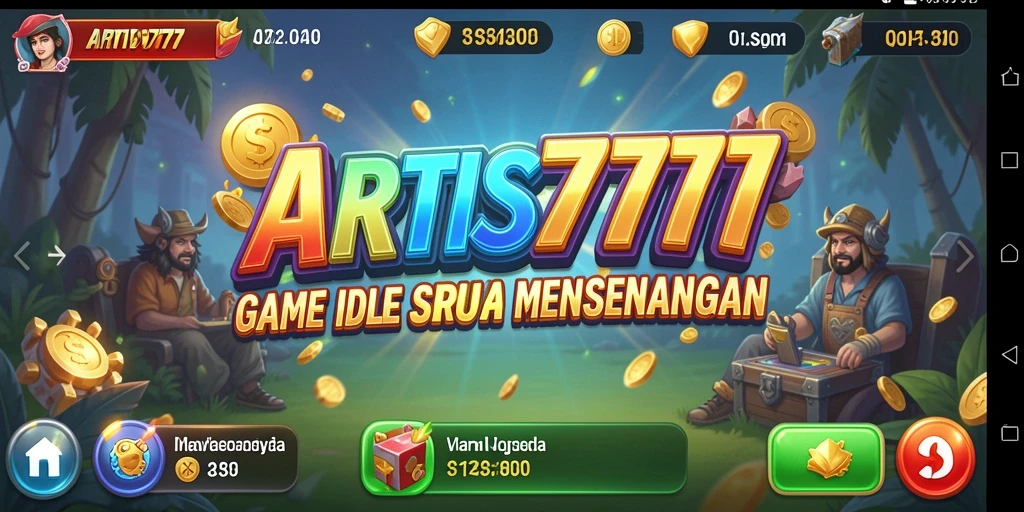 Tangkapan layar utama ARTIS777 menunjukkan gameplay yang seru dan interaktif.