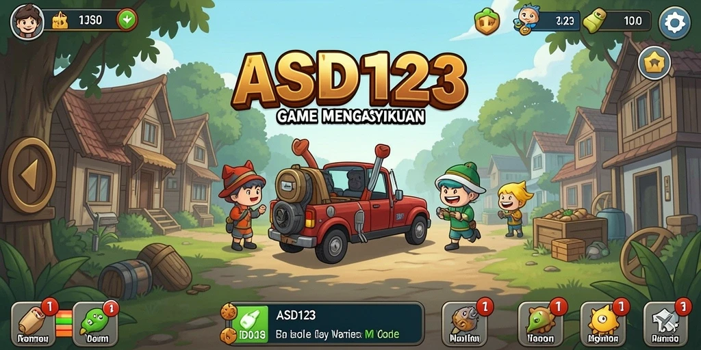 Screenshot permainan menunjukkan karakter Idle yang sedang bekerja.