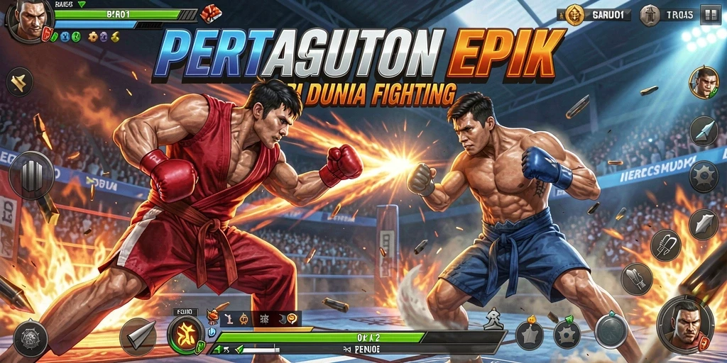 Tampilan seru dari gameplay BARU01 yang penuh aksi.