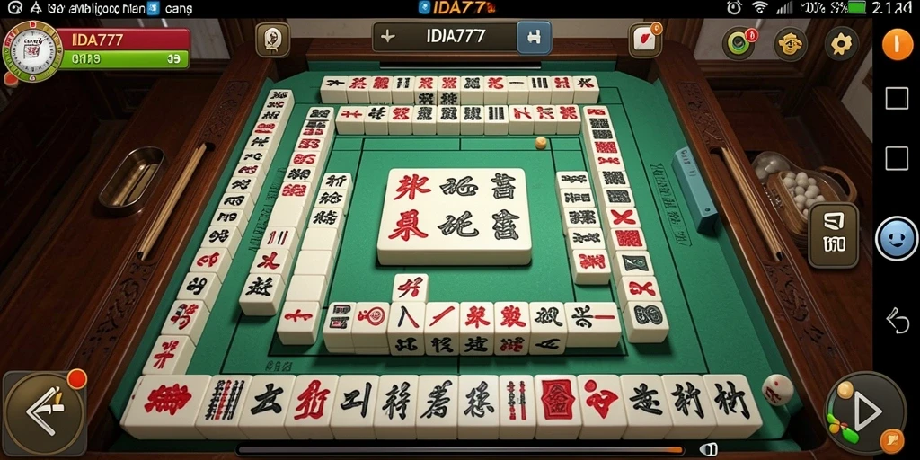 Tampilan gameplay <strong>IDA777</strong> dengan berbagai level Mahjong yang menantang.