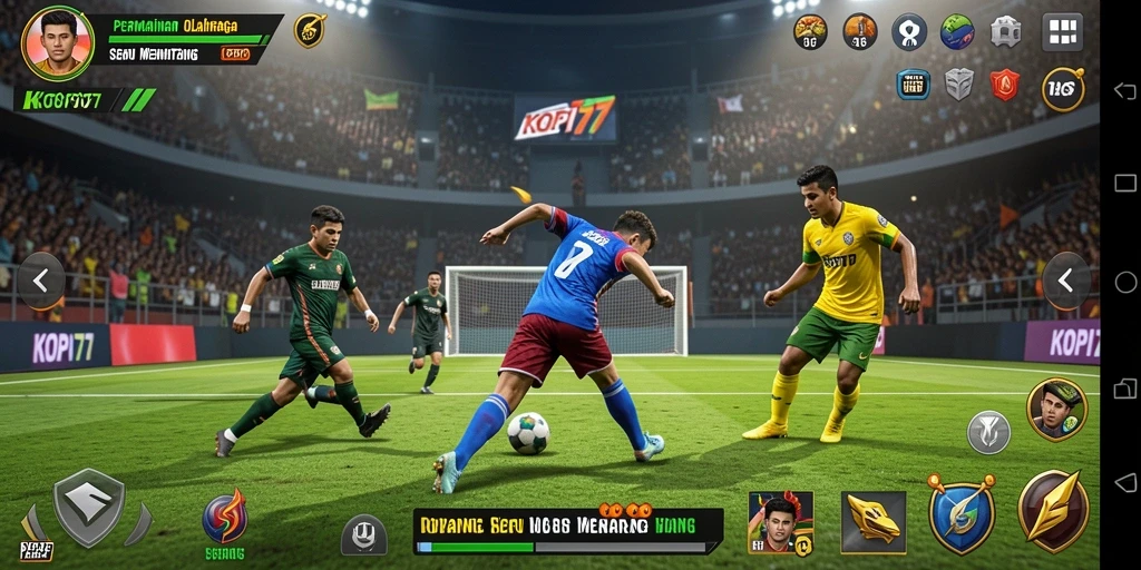 Tampilan permainan KOPI77 dengan grafik olahraga yang menakjubkan.