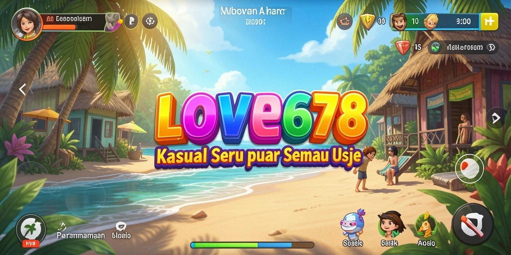 Tangkapan layar utama LOVE678 menampilkan gameplay yang menarik dan menyenangkan.