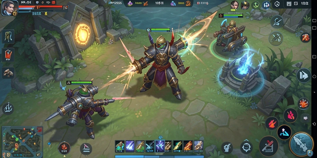 Tampilan gameplay MPO555 yang menampilkan strategi dan pertempuran seru.
