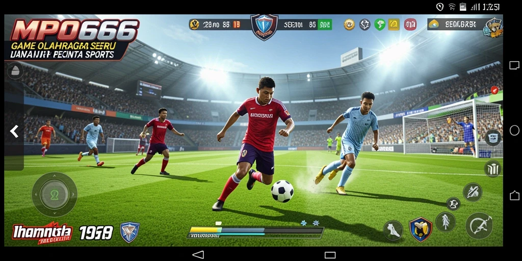Tampilan screenshot gameplay seru dalam MPO666 dengan aksi olahraga intens.