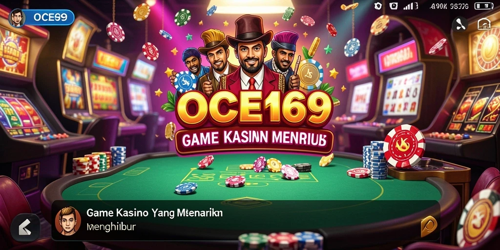 Gameplay OCE69 yang menarik dengan berbagai pilihan permainan Kasino.