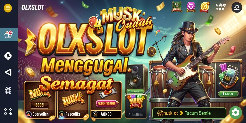 Tampilan gameplay OLXSLOT yang penuh warna dan interaktif.