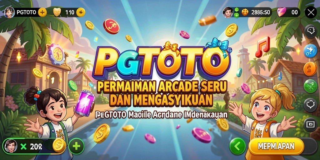 Tangkapan layar PGTOTO menunjukkan aksi seru dalam permainan Arcade.