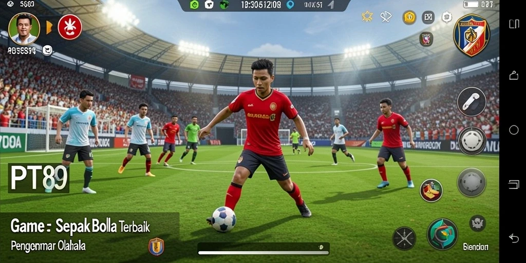 Gameplay seru PT89 untuk penggemar sepak bola.