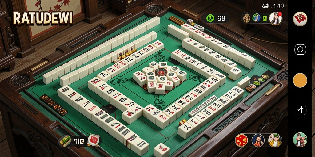 Tampilan gameplay RATUDEWI dengan efek visual menarik.