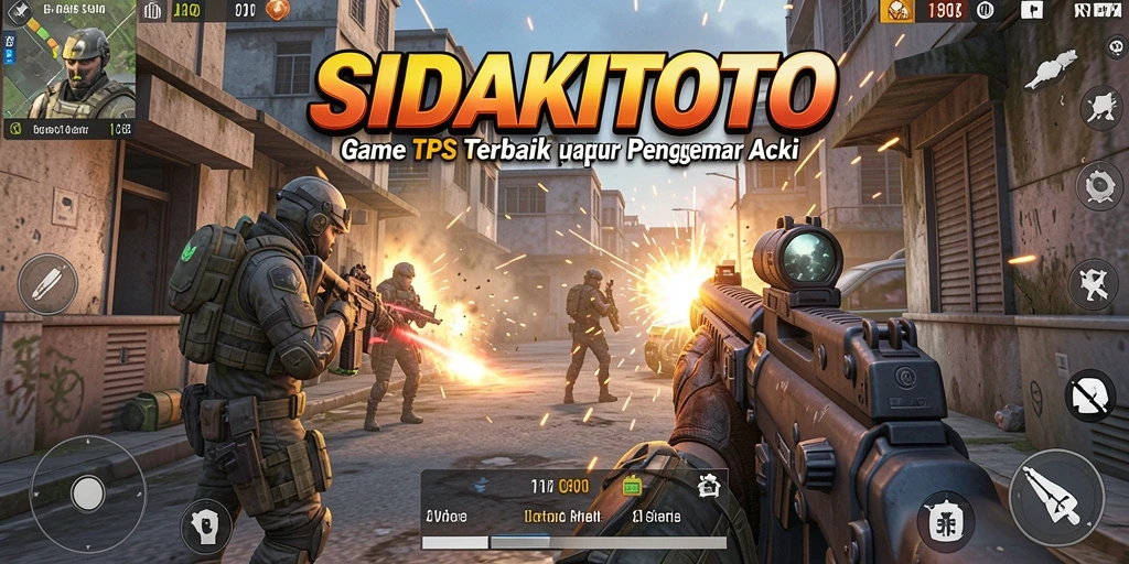 Tampilan gameplay menegangkan dari SIDAKTOTO yang penuh aksi.