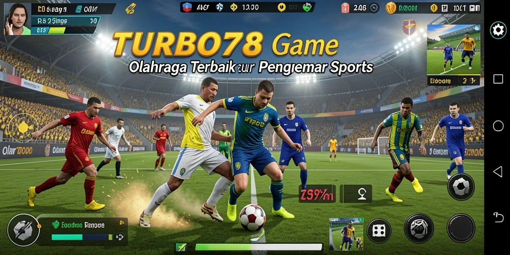 Tampilan gameplay yang mendebarkan dalam TURBO78.