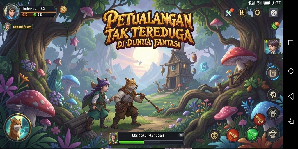Tampilan gameplay UH77 yang penuh aksi dan petualangan menakjubkan.